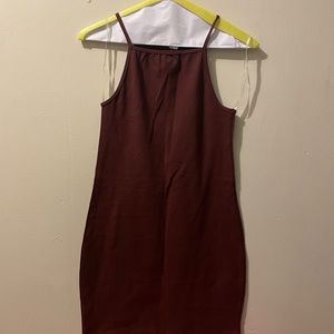 American Apparel Bodycon burgundy dress
